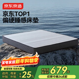 京东京造家居弹簧床垫 黄麻棕邦尼尔弹簧 席梦思床垫1.2×2米