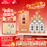 今世缘柔雅国缘 柔雅型白酒 52度 500mL*6瓶 整箱装 年货送礼