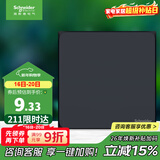 施耐德电气 开关面板 空白面板 皓呈系列 雅致黑色 A3T30X_DG_C1