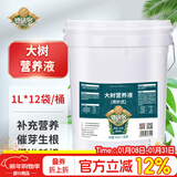 德沃多 大树营养液1L*12袋/桶树木移栽补充剂肥料吊针生根液活促发芽