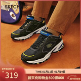 斯凯奇（Skechers）新年礼物冬季男鞋厚底增高老爹鞋软底舒适休闲鞋百搭运动鞋237145