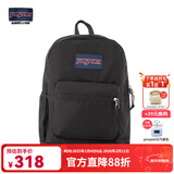 JANSPORT杰斯伯书包轻便双肩包男女旅行包简约背包电脑包学生校园 7ZNZ008爵士黑-隔层+侧袋+厚底
