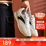 安踏冰糖丨休闲鞋男鞋情侣款秋季新款薄底阿甘鞋撞色复古运动鞋子男