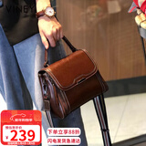 viney牛皮包包女包斜挎手提包轻奢品牌单肩包生日新年礼物送女生女友