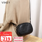 viney牛皮包包女包斜挎妈妈包中老年单肩小包生日新年礼物送女生女友