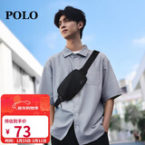 POLO胸包男士运动挎包男休闲斜挎包轻便腰包手机包单肩小包情人节礼物