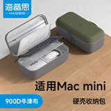 海备思适用Macmini M4/M4 Pro收纳包迷你电脑主机保护包便携硬壳盒键盘鼠标充电宝数码防震箱保护套