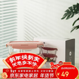 乐扣乐扣（LOCK&LOCK）玻璃保鲜盒套装耐冷耐热冰箱保鲜便当盒 可微波餐盒粉色2件套