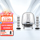 哈曼卡顿（Harman/Kardon）水晶三代音响 桌面电视电脑音箱 室内多媒体下沉式低音炮 SoundSticks 3代环绕立体声 透明款