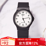 卡西欧手表 学生运动简约石英小黑表 休闲指针防水初高中生手表七夕礼物 MQ-24-7B