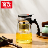 富光 耐热玻璃过滤茶壶茶具750ML按压式飘逸杯大容量茶水分离家居馆