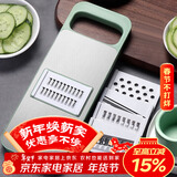 拜杰切菜神器擦丝器刨丝器厨房土豆丝切片机切丝神器 五刀+护手器