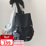 爱情海双肩包书包女初高中大学生电脑包15吋大容量4-6年级旅行背包