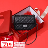 viney牛皮包包女包品牌链条包轻奢单肩斜挎包生日情人节礼物送女友老婆