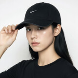 耐克NIKE男女通款运动帽 U CB DENIM 24 运动配饰HF0383-010黑/灰 S/M