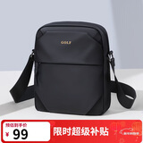 高尔夫（GOLF）单肩包男士休闲斜挎包男轻便百搭随身ipad手机包防泼水挂包运动包