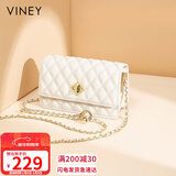 viney包包女包牛皮链条包轻奢百搭单肩斜挎包生日新年礼物送女生女友