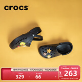 卡骆驰（CROCS）洞洞鞋贝雅男鞋女鞋轻便耐磨一脚蹬拖鞋休闲鞋|10126 黑色-001 44 (280mm)
