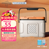 冰大师 ICEMASTER车载保温箱户外食品保热箱冰块冷藏箱药品保冷箱炫酷赛博机甲风6L