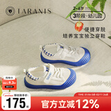 泰兰尼斯311春季男童鞋幼儿园室内鞋透气帆布鞋防滑舒适板鞋白蓝25码
