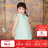 巴拉巴拉童装女童连衣裙宝宝夏装儿童裙子网纱国风旗袍裙