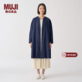 MUJIIDEE 女式 平纹 无领夹克衫女装外套  GAD02C4S 藏青色 M (155/80A)