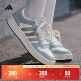 adidas「小锯齿」D-PAD CLASSIC美高风篮球风板鞋男女阿迪达斯   亮白/卵石银灰/汉玉白   37