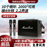 音极限2026新款柏林之声蓝牙音箱话筒一体自带声卡户外k歌麦克风音响家庭KTV唱歌全套设备低音炮电视乐器 官方直售｜超顶配｜送K歌会员｜全能王ProMax｜双话筒