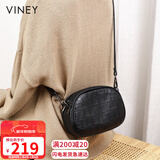 viney牛皮包包女包斜挎妈妈包中老年单肩小包生日新年礼物送女生女友