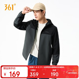 361°外套男秋冬季三防运动户外防泼水休闲加绒夹克上衣652544602-3
