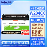 得印W2040A 416A含芯片大容量硒鼓黑色 适用惠普HP m479dw m454dw m479fdw m454dn M480 m455dn佳能crg055粉盒
