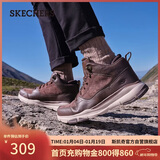 斯凯奇（Skechers）新年礼物男鞋冬中高帮休闲鞋户外百搭增高男靴运动鞋工装靴65731