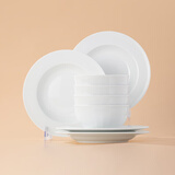 陶溪川 CERAMIC ART AVENUE景德镇陶瓷餐具套装新款中式纯色碗碟套装家用高档乔迁新婚礼物