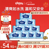 舒洁（Kleenex）湿厕纸40抽*10包家庭装厕纸湿厕纸纯水洁厕湿巾湿纸巾厕纸