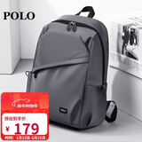POLO商务双肩包男士旅行背包男书包14英寸出差电脑包生日礼物送男友