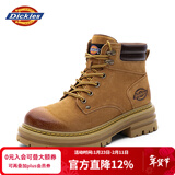 Dickies【明星同款】情侣马丁靴男靴复古大黄靴时尚工装靴 土黄 42
