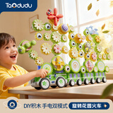 淘嘟嘟（Taodudu）电动百变齿轮积木轨道小火车儿童玩具男女孩子宝宝3-6岁1生日礼物