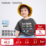 巴拉巴拉童装儿童t恤短袖上衣男童2025夏装吸湿速干卡通208225117110