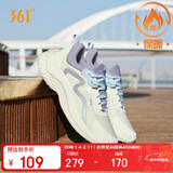 361°运动鞋女秋冬季保暖网布轻便减震通勤休闲跑步鞋子女682232210-5
