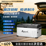 冰虎（Alpicool）车载冰箱C25纯车用12V24V冷冻冷藏迷你压缩机冰箱户外家居用品