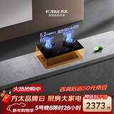 方太燃气灶天然气 家用嵌入式5.2kW 可烟灶联动易清洁 TE21