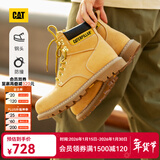卡特（CAT）经典大黄靴马丁靴男鞋SecondShift牛皮钢头防护户外工装靴子男 黄色P89162 41