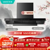 华帝脱排吸油烟机【官方推荐搭配101D灶具】欧式顶吸23风量大吸力家用齐平橱柜静音一级能效176T