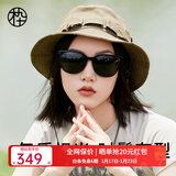 木九十太阳镜经典黑超显脸小墨镜女开车专用高清偏光太阳镜男SM1920313 C01 灰色