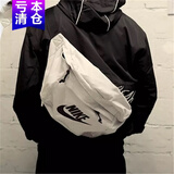 耐克（NIKE）斜挎包运动包男包女包王一博同款包学生收纳包胸包单肩包腰包中性 明星同款BA5751-072元祖灰白 MISC