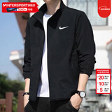 耐克（NIKE）外套男装上衣 2026春季新款运动服休闲透气跑步立领速干百搭夹克 热推/Dri-FIT经典薄款/晒图退10 偏小一码 XL 【180】 体重150~170斤左右
