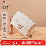 啄木鸟（TUCANO）包包女款2026年单肩包小香风菱格链条斜挎包实用新年货节生日礼物