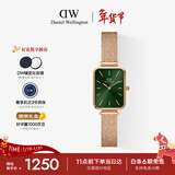丹尼尔惠灵顿（DanielWellington）DW女士手表小绿表时尚欧美表经典复古小方表新年礼物DW445