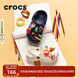 CROCS卡骆驰贝雅儿童洞洞鞋男女童户外包头沙滩鞋拖鞋/207013/207012 深蓝色-410 24 (140mm)
