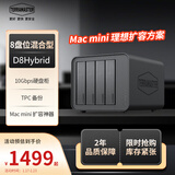 铁威马（TERRA MASTER）D8 Hybrid 8盘位混合型磁盘阵列盒 阵列柜 硬盘盒（4HDD+4M.2）适用Macmini/NAS扩展存储